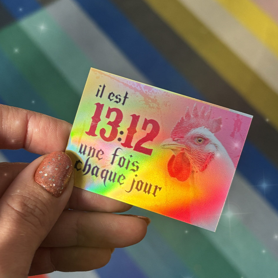 STICKERS - 13:12 à la bonheur