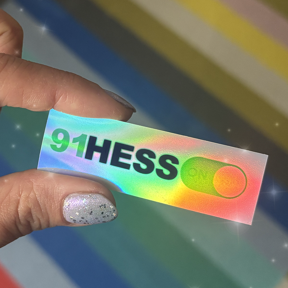 STICKERS -  91 HESS ON