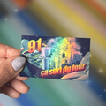 STICKERS -91 SORT DU FOUR