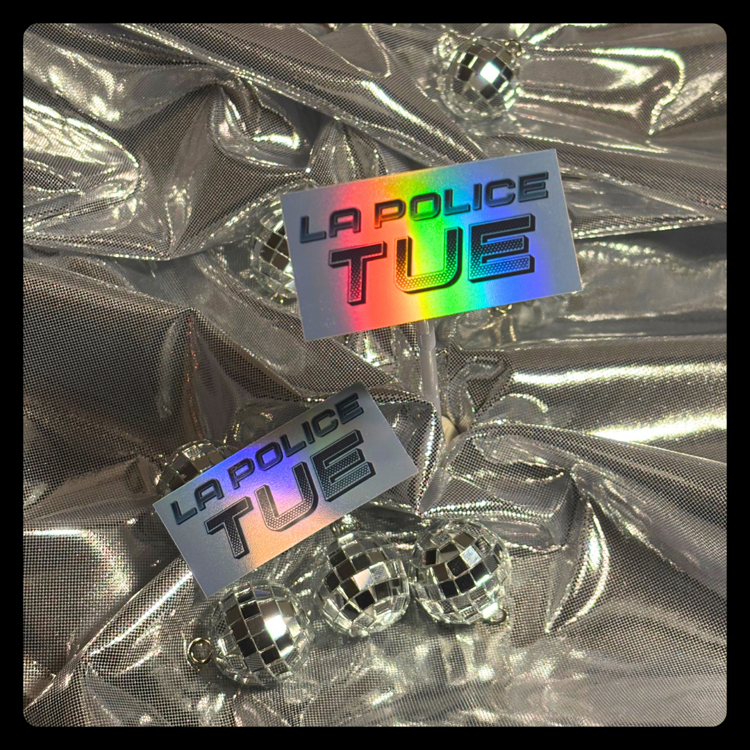 STICKERS - HOLOGRAPHIQUE - LA POLICE TUE