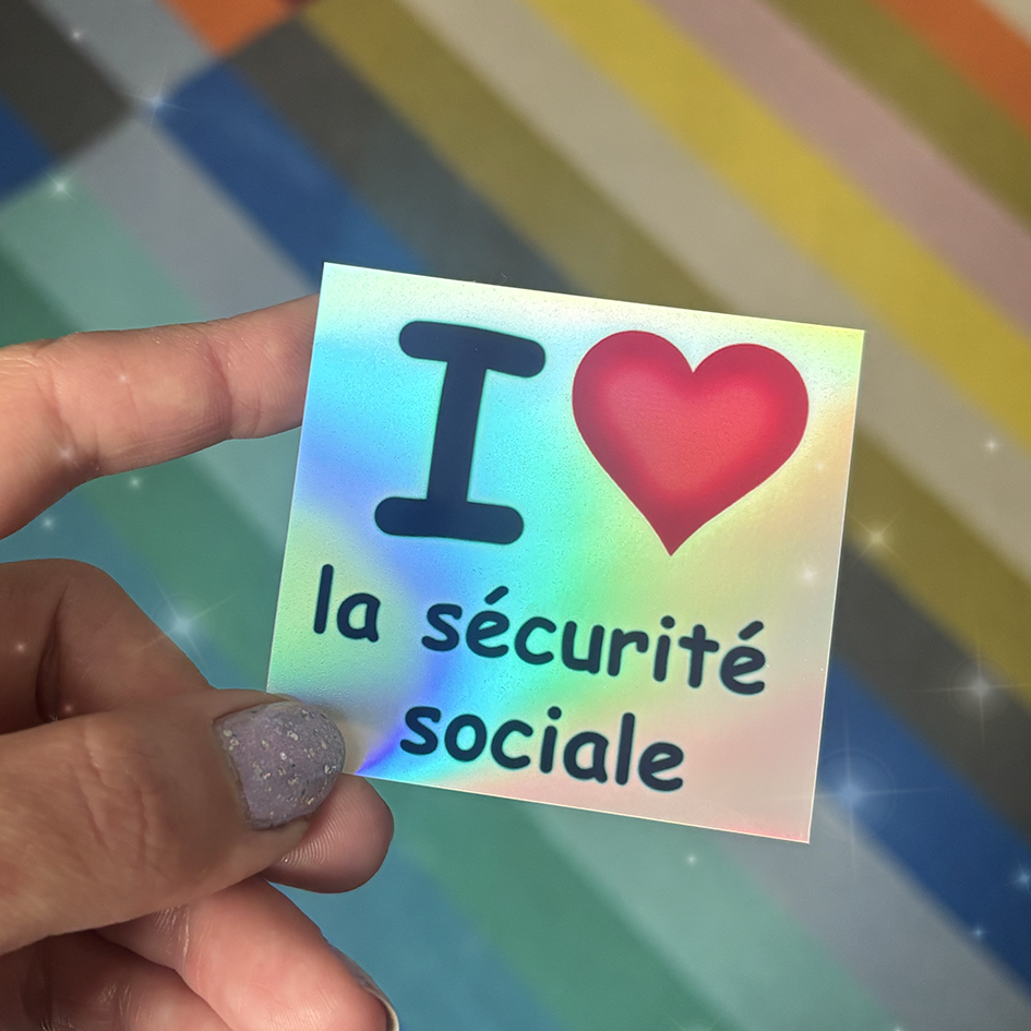 STICKERS - i love la sécu