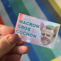 STICKERS - MACRON COCHON