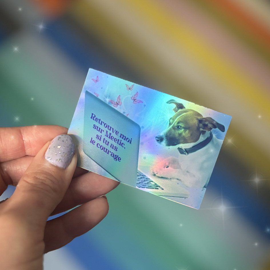 STICKERS -Encore un chien sur une app de rencontre
